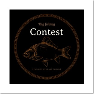 Big fishing contest Posters and Art